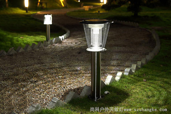 公園景觀太陽(yáng)能殺蟲(chóng)燈滅蚊燈